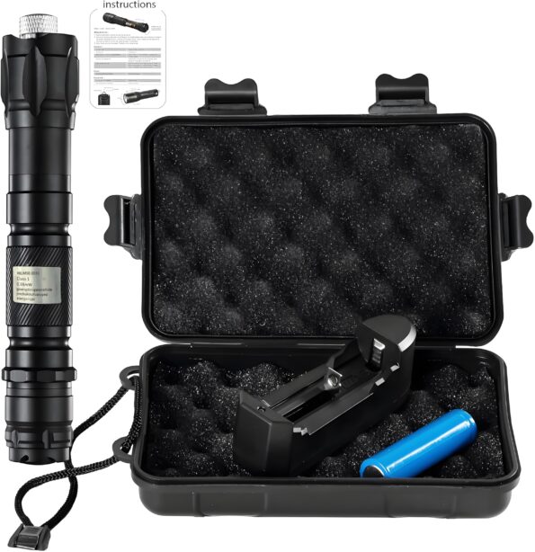 Tactical Flashlight 3000 Lumen wih Compact Set for Outdoor Running, Hunting, Camping, Hiking